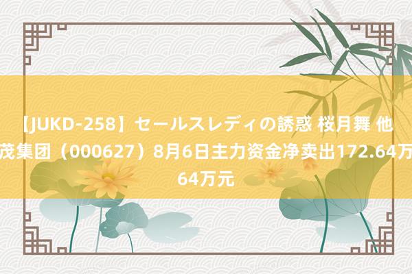 【JUKD-258】セールスレディの誘惑 桜月舞 他 天茂集团（000627）8月6日主力资金净卖出172.64万元